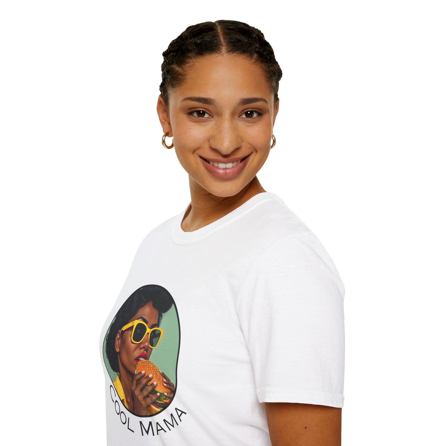 Cool Mama Graphic T-Shirt - Unisex Softstyle Tee for Trendy Moms