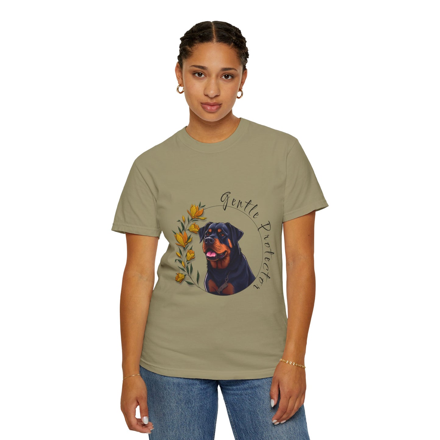 Gentle Protector Unisex Garment-Dyed T-Shirt - Dog Lover Apparel