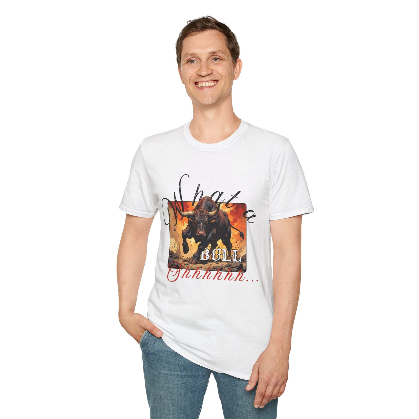Unisex Bull Graphic T-Shirt - Fierce & Fun Fashion for Animal Lovers,bull