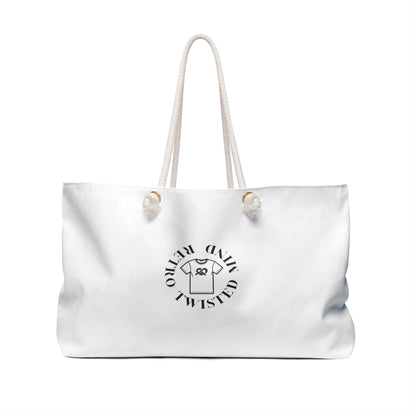 Stylish Weekender Bag with Summer Apple Design - Perfect for Travel & Beach Days