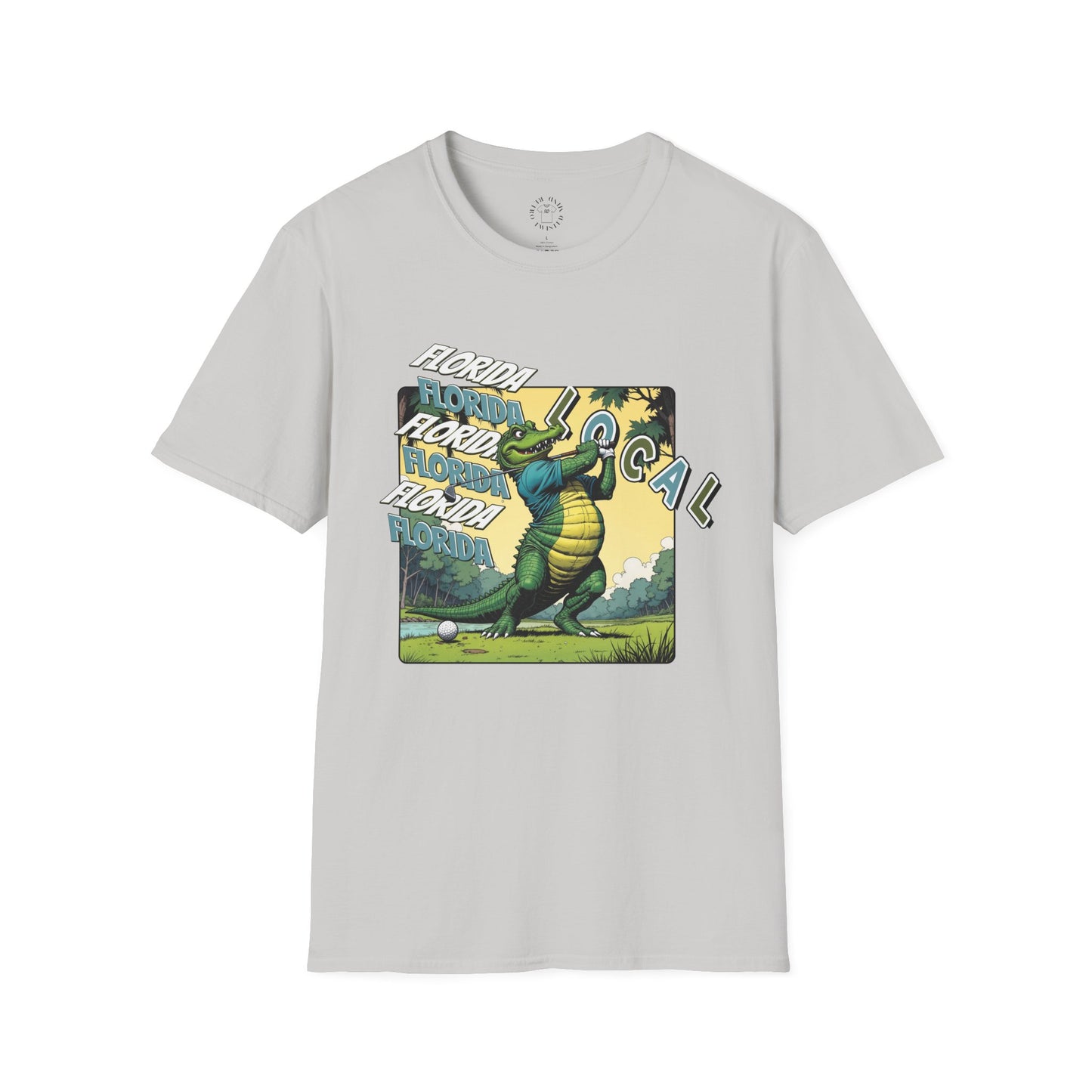 Florida Local Alligator Unisex Softstyle T-Shirt,golf,sport,florida