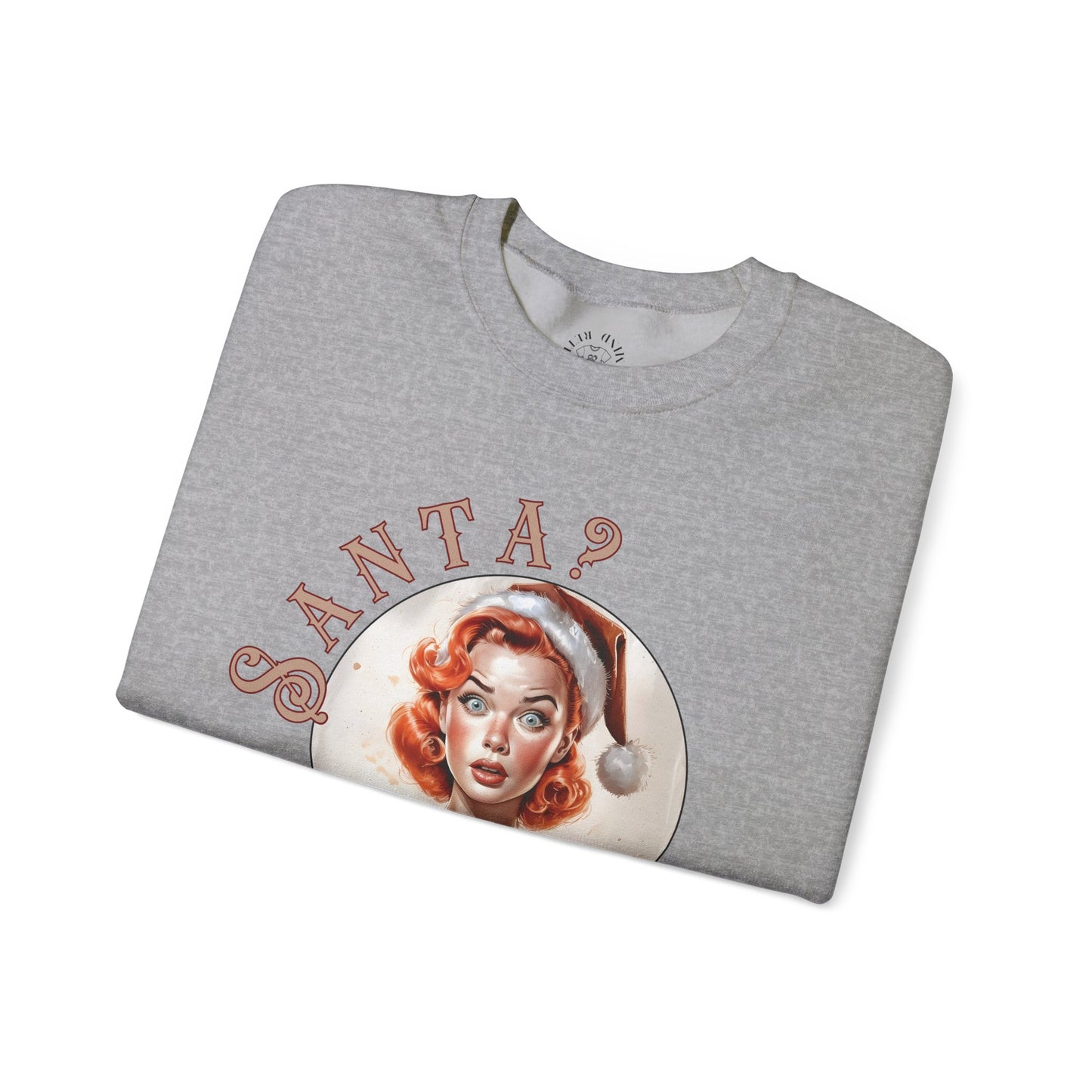 Funny Cookie Lover Sweatshirt - Retro Design - Santa? Christmas