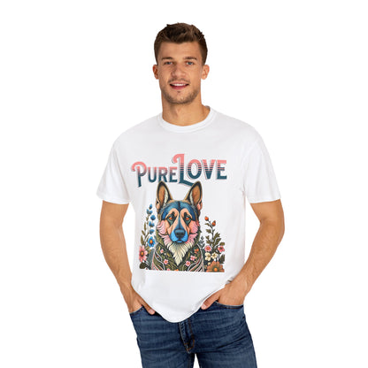 Pure Love Dog Graphic Unisex T-Shirt - Perfect Gift for Pet Lovers