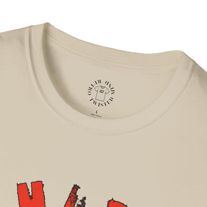 Whimsical Cow Graphic Unisex Softstyle T-Shirt - 'What bull Shhh...'