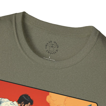 My Game Unisex Softstyle T-Shirt - Retro Shark Design Tee for Adventure Lovers, karate,sport