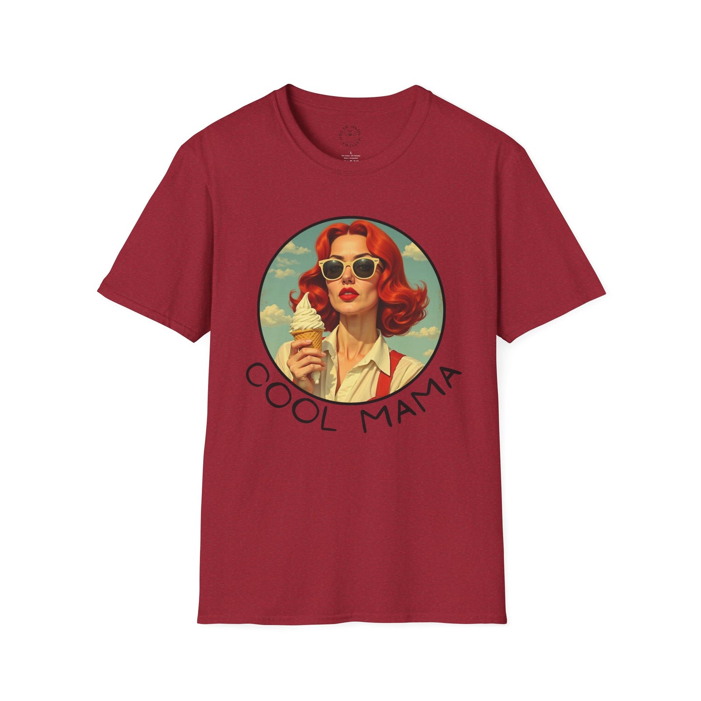 Cool Mama Vintage Graphic Unisex Softstyle T-Shirt