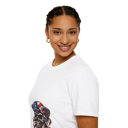 Patriotic Skull T-Shirt | Unisex Independence Day Tee
