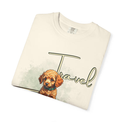 Travel Time Unisex T-Shirt - Perfect for Dog Lovers, Casual Wear, Traveling, Gift for Pet Owners, Adventure Apparel