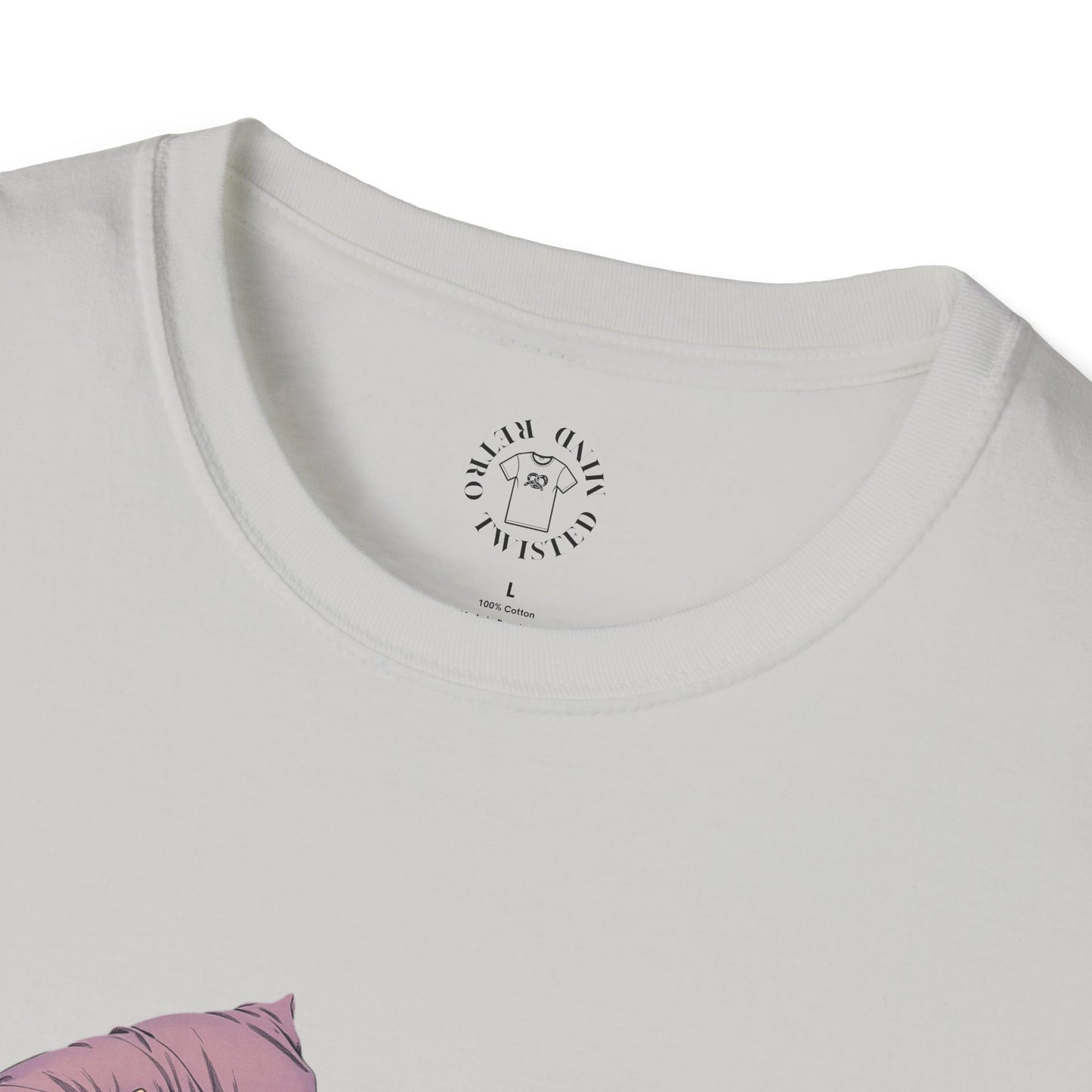 Follow your dream,Go Back to Bed Unisex Softstyle T-Shirt - Sleepy Vibe Tee,