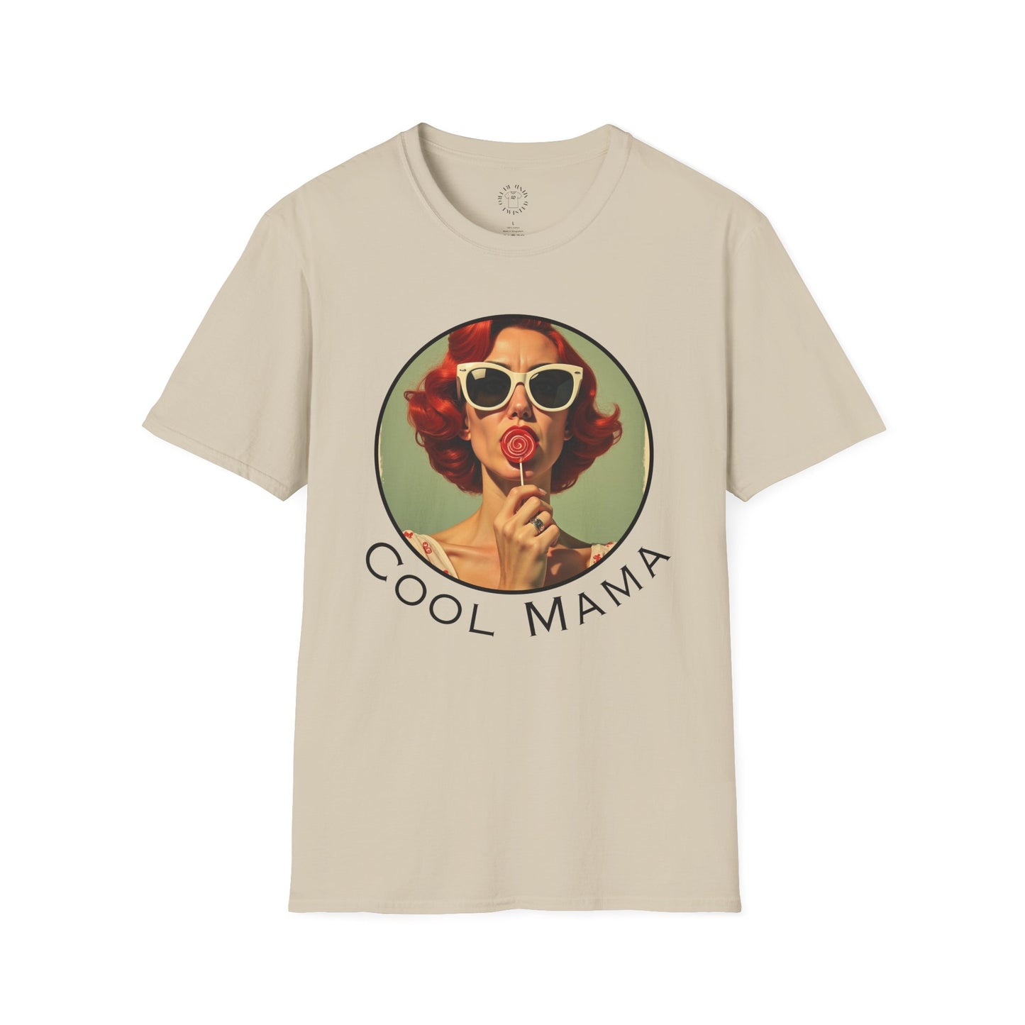 Cool Mama Vintage-Inspired Unisex T-Shirt | Softstyle Tee for Trendy Moms