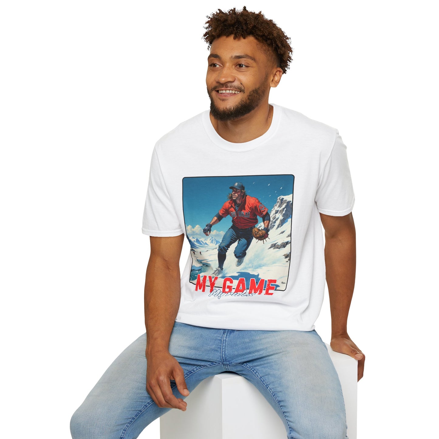 My Game My Rules Unisex Softstyle T-Shirt - Casual Fashion for Sports Lovers,sport , baseball,