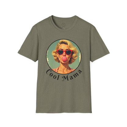 Cool Mama Unisex Softstyle T-Shirt - Trendy Humor Tee for Moms