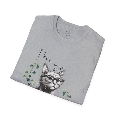 I Love You Mama Cat T-Shirt - Unisex Softstyle Tee for Cat Lovers,cat