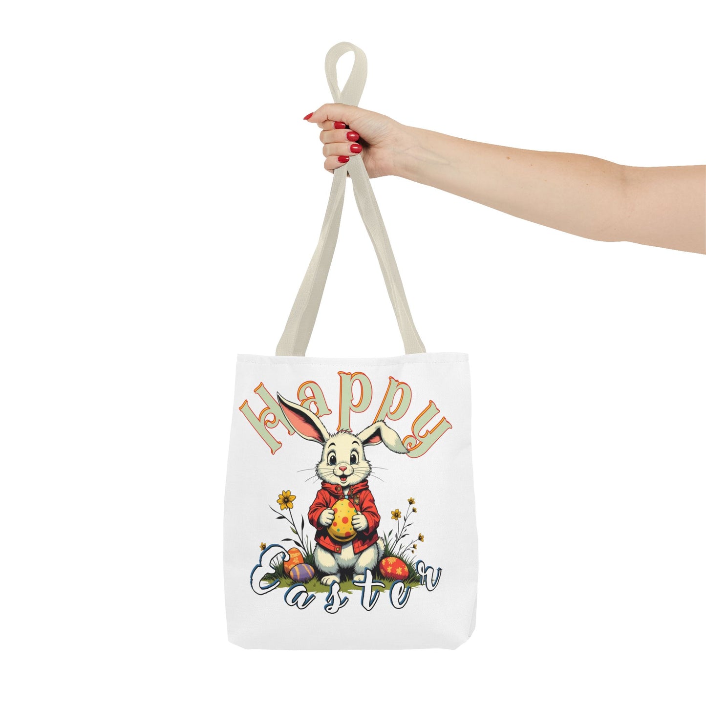 Easter Bunny Tote Bag - Celebrate Spring with Style, happe easter, bunny