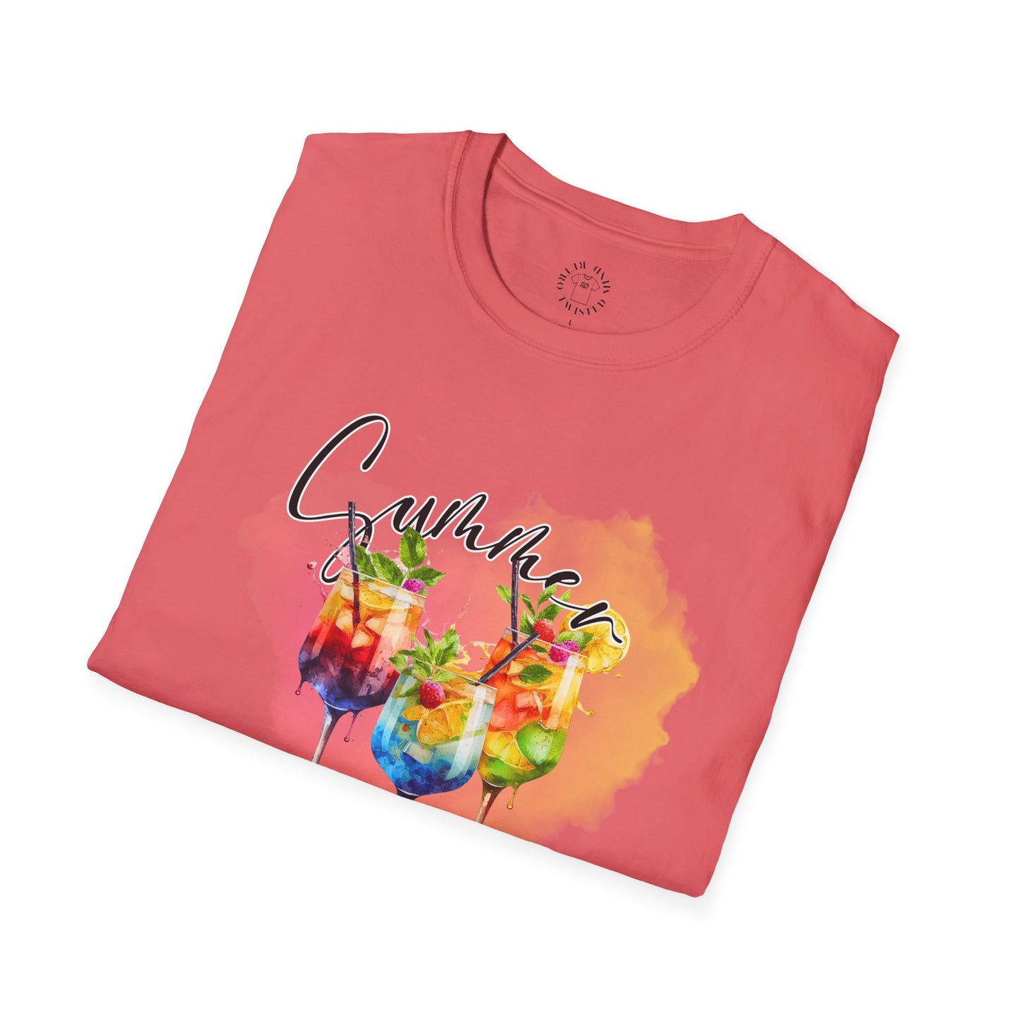 Colorful Floral Summer Unisex T-Shirt, Boho Shirt, Gift for Her, Vacation Tee, Festival Apparel, Summer Outfit