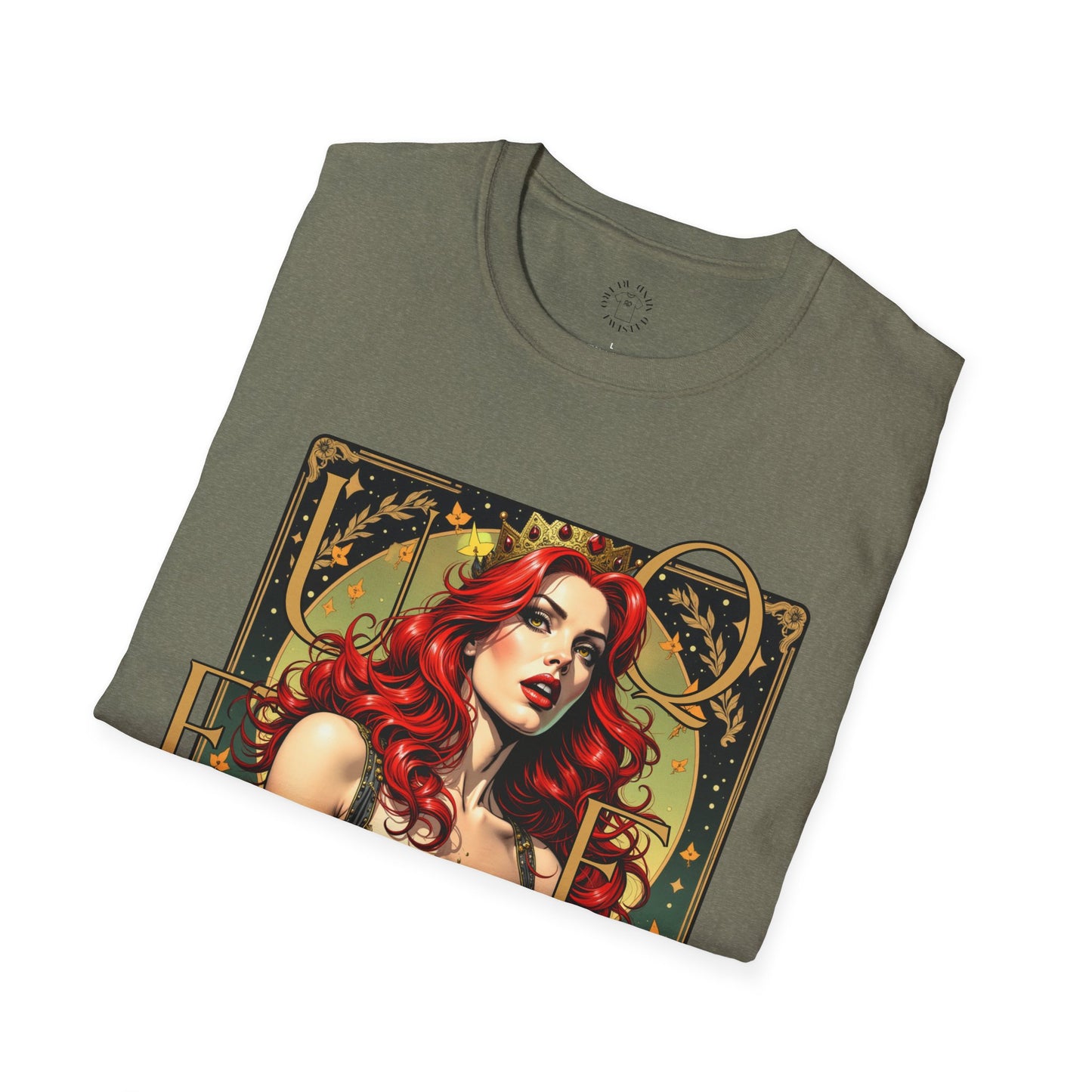 Enchanting Queen Graphic Unisex Softstyle T-Shirt,queen,girl