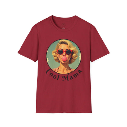 Cool Mama Unisex Softstyle T-Shirt - Trendy Humor Tee for Moms