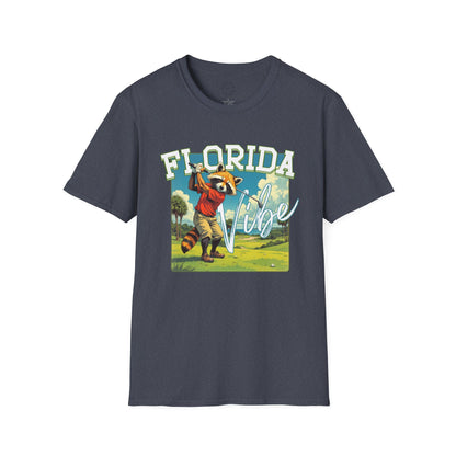 Florida Vibe Unisex Softstyle T-Shirt | Relaxed Fit Graphic Tee for Casual Days, Summer and Travel,florida,sport,golf