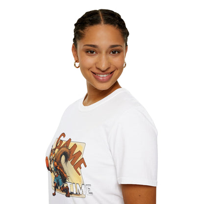 Basketball Squirrel Game Time Unisex T-Shirt,sport,twisted