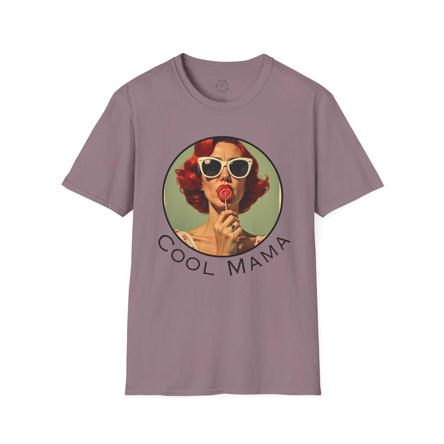 Cool Mama Vintage-Inspired Unisex T-Shirt | Softstyle Tee for Trendy Moms