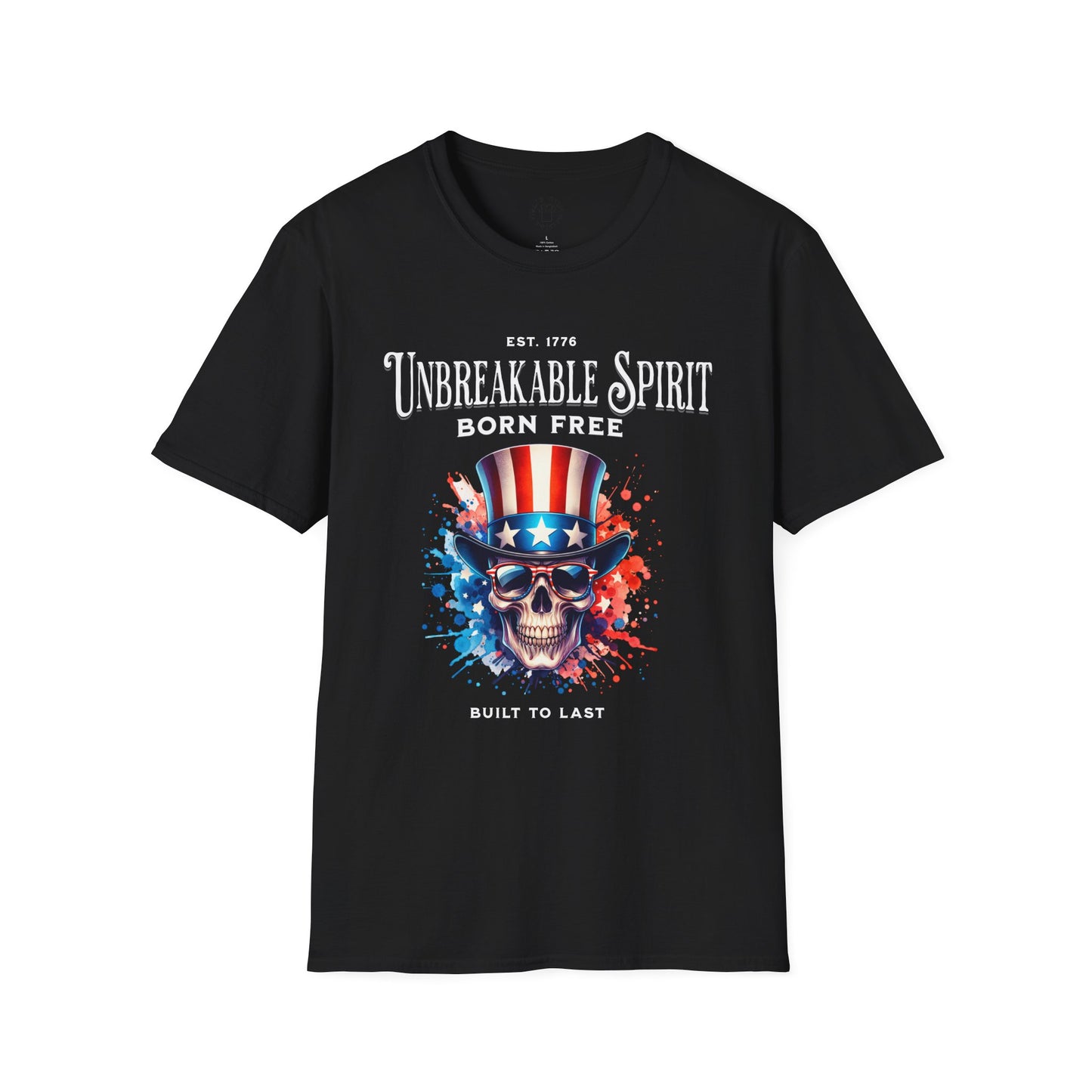 Patriotic Skull T-Shirt | Unisex Independence Day Tee