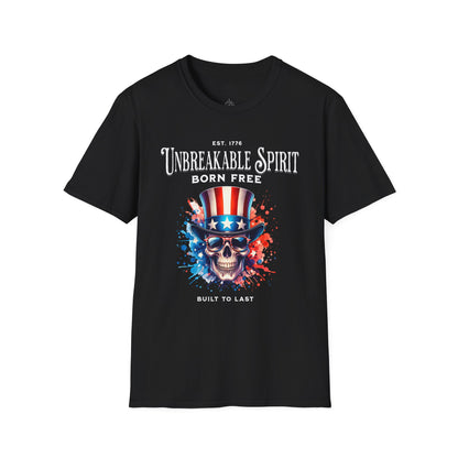 Patriotic Skull T-Shirt | Unisex Independence Day Tee