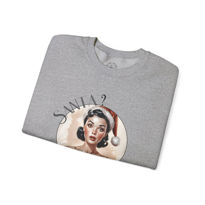 Funny Cookie Lover Sweatshirt - Retro Design - Santa? Christmas