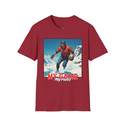 My Game My Rules Unisex Softstyle T-Shirt - Casual Fashion for Sports Lovers,sport , baseball,