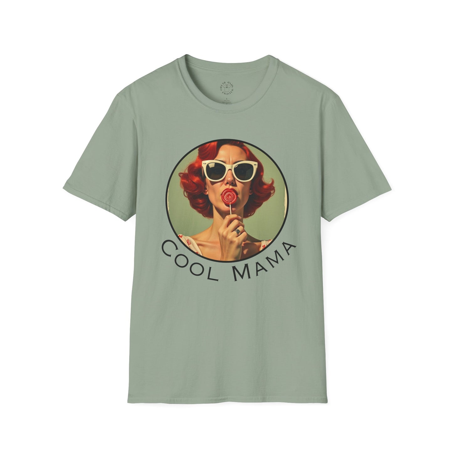 Cool Mama Vintage-Inspired Unisex T-Shirt | Softstyle Tee for Trendy Moms