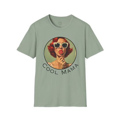 Cool Mama Vintage-Inspired Unisex T-Shirt | Softstyle Tee for Trendy Moms