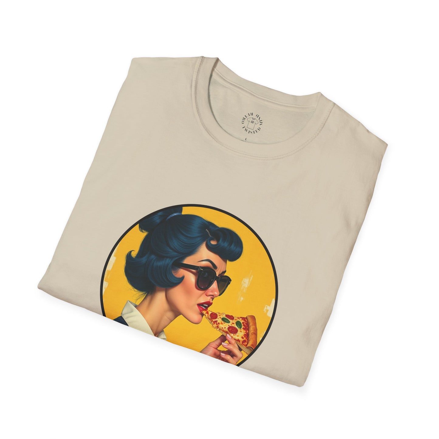 Cool Mama Unisex Softstyle T-Shirt - Retro Chic Pizza Lover Tee,mom