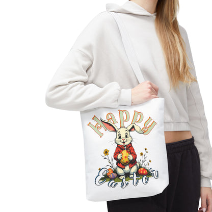 Easter Bunny Tote Bag - Celebrate Spring with Style, happe easter, bunny