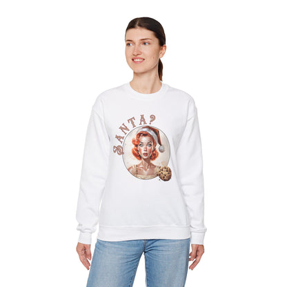 Funny Cookie Lover Sweatshirt - Retro Design - Santa? Christmas