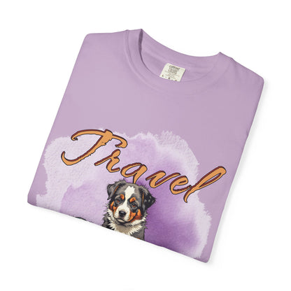 Travel Time Dog Lovers Unisex T-Shirt, Vintage Pet Tee, Dog Travel Shirt, Cute Pet Lover Gift, Animal Adventure Apparel