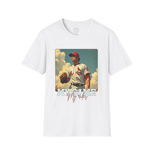 Retro Baseball T-Shirt - My Game My rules.sport,baseball