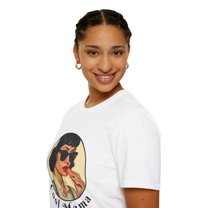 Cool Mama Unisex Softstyle T-Shirt - Retro Vintage Vibe,mom