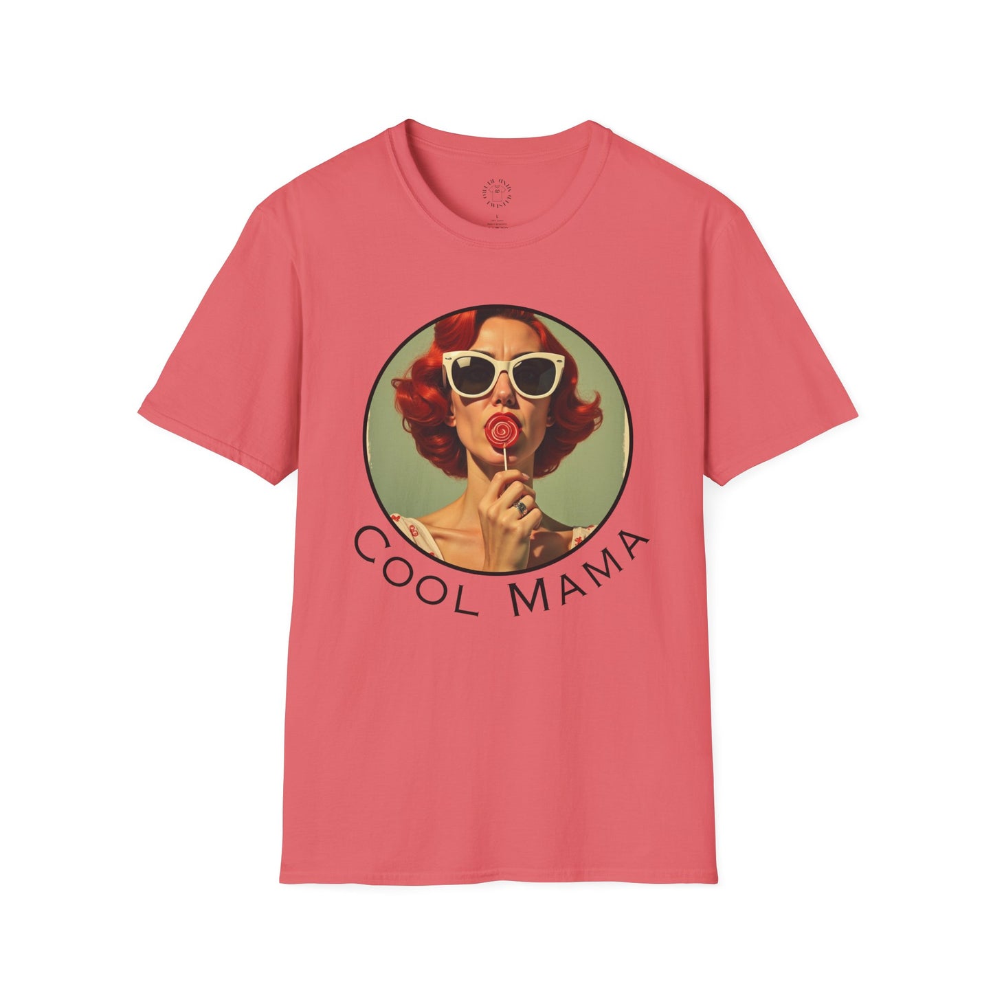 Cool Mama Vintage-Inspired Unisex T-Shirt | Softstyle Tee for Trendy Moms