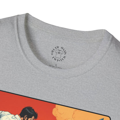 My Game Unisex Softstyle T-Shirt - Retro Shark Design Tee for Adventure Lovers, karate,sport