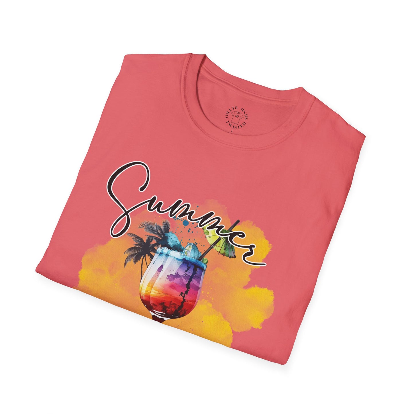 Summer Colors T-Shirt, Unisex Tee for Beach Days, Vacation Style, Summer Outing, Travel Shirt, Gift for Him/Her