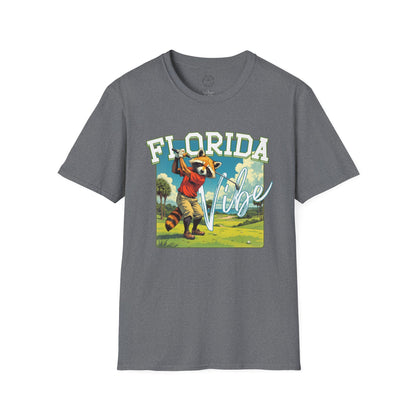 Florida Vibe Unisex Softstyle T-Shirt | Relaxed Fit Graphic Tee for Casual Days, Summer and Travel,florida,sport,golf