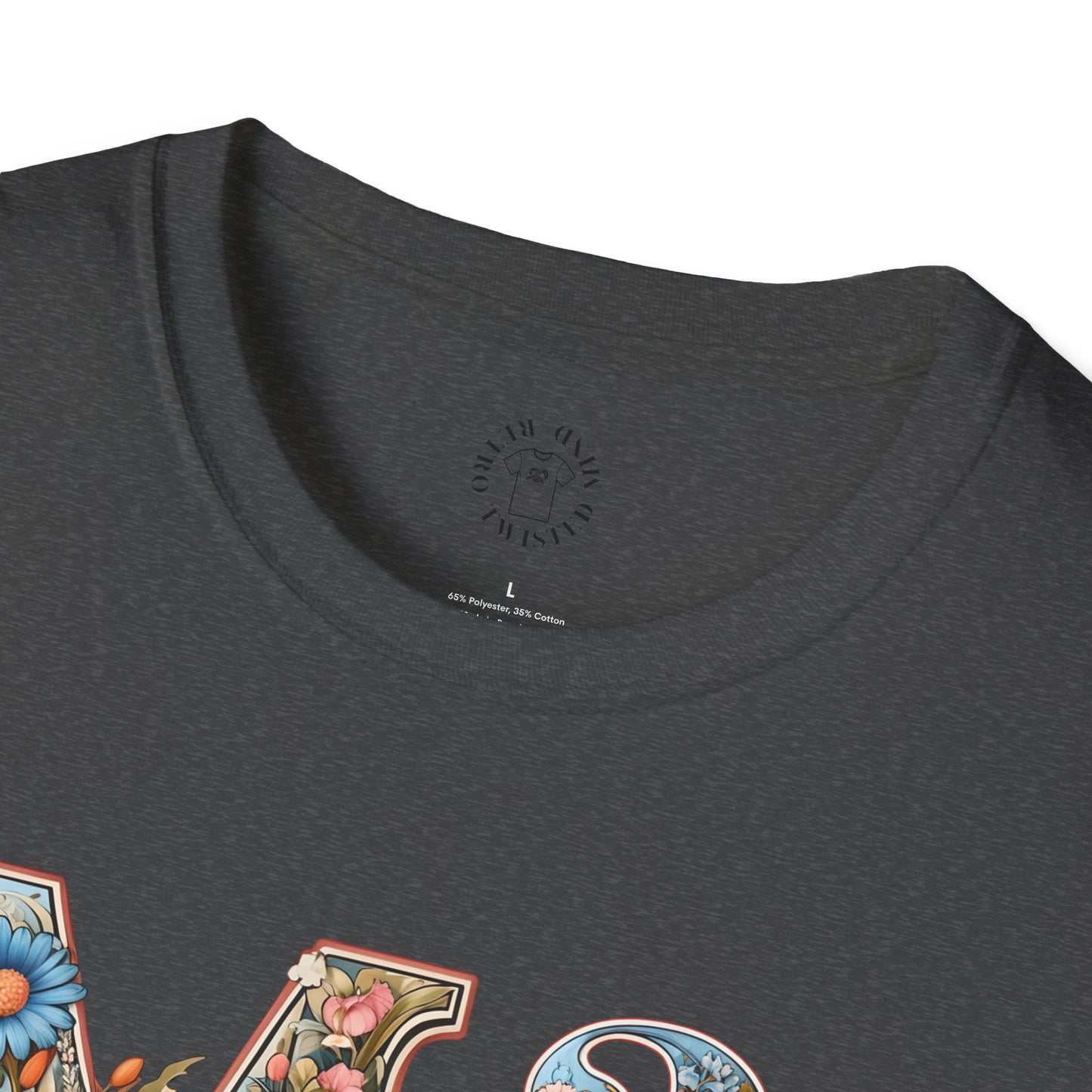 Floral Mama Unisex T-Shirt, Softstyle Tee, Casual Wear, Gift for Mother day,mama