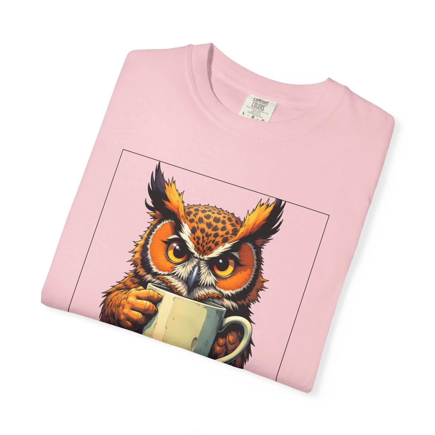 Coffee Owl T‑Shirt - "Touch My Coffee and You'll Need a New Hand" Graphic Tee