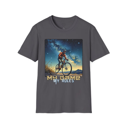 Cycling Adventure Unisex Softstyle T-Shirt - My Game My Rules, cycling ,sport