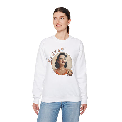 Funny Cookie Lover Sweatshirt - Retro Design - Santa? Christmas