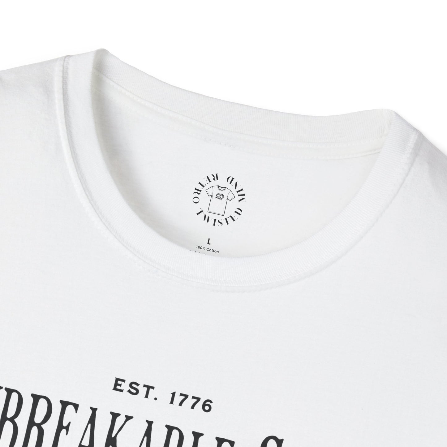 Unisex Softstyle T-Shirt - Unbreakable Spirit Skull Design - Perfect for Independence Day