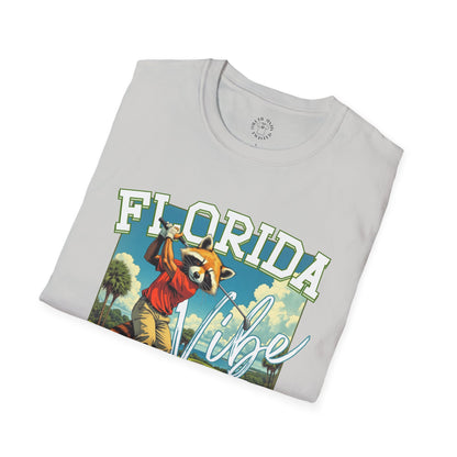 Florida Vibe Unisex Softstyle T-Shirt | Relaxed Fit Graphic Tee for Casual Days, Summer and Travel,florida,sport,golf