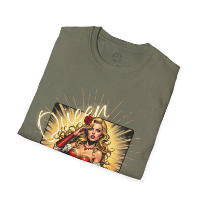Empowered Women Unisex Softstyle T-Shirt - Bold & Confident Design, queen. girl
