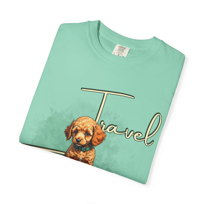 Travel Time Unisex T-Shirt - Perfect for Dog Lovers, Casual Wear, Traveling, Gift for Pet Owners, Adventure Apparel