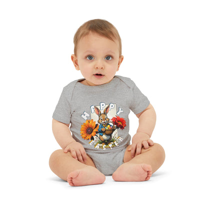 Easter Bunny Infant One Piece - Cute Baby Bodysuit for Spring Celebrations