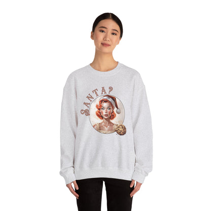 Funny Cookie Lover Sweatshirt - Retro Design - Santa? Christmas